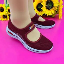 Summer New Women Mesh Breathable Casual Shoes Light Comfortable Mom Shoes Non-slip Walking Shoes Female Sneaker Elderly Footwear