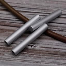 4 Latchet Silver Painting Metal Tips 6*40mm Aglets for Shoelace Drawstring Clothing Hoodie Accessories Sneaker Laces Head Women