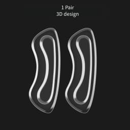 Silicone High Heels Heel Protectors Stickers Women Shoes Heel Cushion Foot Care Non Slip Shoe Pads for Adjustable Size Insoles
