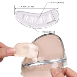 Silicone Anti-Slip Forefoot Women High Heel Pads Pain Relief Insoles Self-adhesive Gel Inserts Sandals Slippers Shoes Foot Pad
