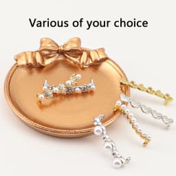 1PC Shoelaces Charms for Sneakers Shoelaces Clips Decorations Faux Pearl Casual Metal Rhinestone Shoe Buckle Accessory for Women