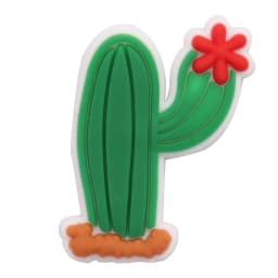 1pcs PVC Shoe Charms Buckle Hat Cactus Succulent Tree Potted Lily Kiwi Sandals Shoes Decoration Fit Wristbands Accessories