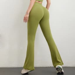TRY TO BN Flare Leggings Fitness Yoga Pants High Waist Workout Sports Leggings Push Up Tights Women Gym Outfits Clothes Trousers