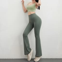 TRY TO BN Flare Leggings Fitness Yoga Pants High Waist Workout Sports Leggings Push Up Tights Women Gym Outfits Clothes Trousers