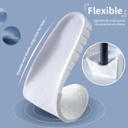 2026 Invisiable Height Increase Insoles for Feet Breathable Elevator Height Increase Templates Insoles for Women Men Shoes Pads