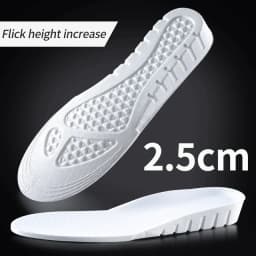 2026 Invisiable Height Increase Insoles for Feet Breathable Elevator Height Increase Templates Insoles for Women Men Shoes Pads