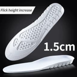 2026 Invisiable Height Increase Insoles for Feet Breathable Elevator Height Increase Templates Insoles for Women Men Shoes Pads