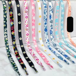 NEW Small Daisy Cherry Blossom Lace Shoelace AF1 Shoelace High-Cut Low Original Female Flower Decorative Buckle Female Shoelace