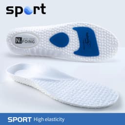 Sports Running Insoles for Men Shoes Sole Flat Foot Arch Support Orthopedic Insoles for Women Shock Absorption Massage Cushion