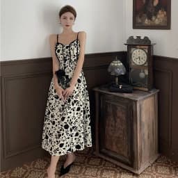 Lucyever Women Spaghetti Strap Dress Korean Style Super Fairy Floral Maxi Dress Female Summer Resort Style Suspender Dresses