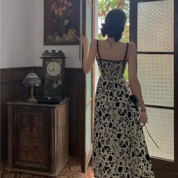 Lucyever Women Spaghetti Strap Dress Korean Style Super Fairy Floral Maxi Dress Female Summer Resort Style Suspender Dresses