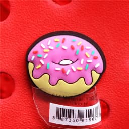 Original 1pcs Novelty Food PVC Shoe Decorations Accessories Donuts Popcorn Omelette Sandals Buckle Charms Kids Party Brand Gift