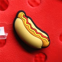 Original 1pcs Novelty Food PVC Shoe Decorations Accessories Donuts Popcorn Omelette Sandals Buckle Charms Kids Party Brand Gift