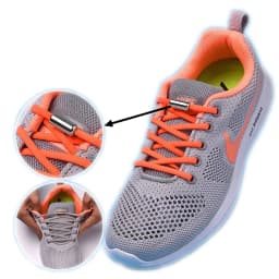 New 1Pair Elastic Locking Shoelaces Semicircle Shoelace Sneakers Shoe Laces Quick No Tie Shoelace Kids Adult Shoes Lace 21colors