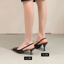 luxury women's shoes Women's Sandals With Heels Summer 2026 Leather Fashion Luxury Brand Pumps Metal Square Head High Heels shes