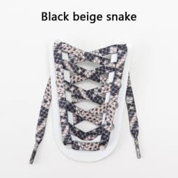 Leopard Print Flat Shoelaces Sneakers Colorful Shoelace Classic Animal Patten Shoe Laces Canvas Zebra Tiger Snake Shoestrings