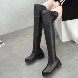 Classic PU Oversized Boots Warm Winter Boots Metal Zippers Comfortable Plush Buckle Women's Boots Available for 48yards 47yards