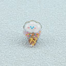 Shoelaces Decorative Clip Children's Bling Glitter Princess Ice Cream Rainbow Shoe Buckle Removable Shoe Charms Decorations 1PCS