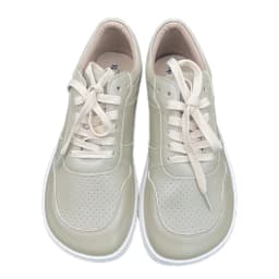 Tipsietoes 2025 Barefoot Genuine Leather Sneaker For Women Men Flat Soft Zero Drop Sole Wider Toe Box Flexible Light Weight