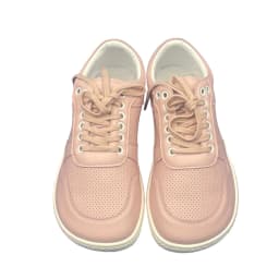 Tipsietoes 2025 Barefoot Genuine Leather Sneaker For Women Men Flat Soft Zero Drop Sole Wider Toe Box Flexible Light Weight