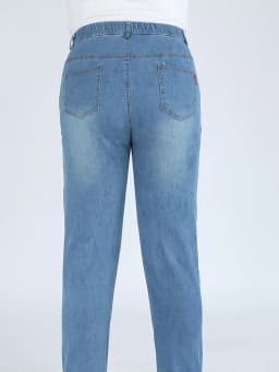Classic Blue Women Pant Jeans 9XL 140KG 7XL 6XL Plus Size Large High Waist Elastic Denim Pants Female Casual Slim Fit Trousers