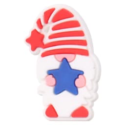 1pcs America USA Statue of Liberty Star Heart Hat Soccer PVC Shoe Charms Wristband Decoration Buckle Accessories Adult Gift