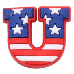 1pcs America USA Statue of Liberty Star Heart Hat Soccer PVC Shoe Charms Wristband Decoration Buckle Accessories Adult Gift