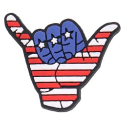 1pcs America USA Statue of Liberty Star Heart Hat Soccer PVC Shoe Charms Wristband Decoration Buckle Accessories Adult Gift