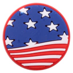 1pcs America USA Statue of Liberty Star Heart Hat Soccer PVC Shoe Charms Wristband Decoration Buckle Accessories Adult Gift