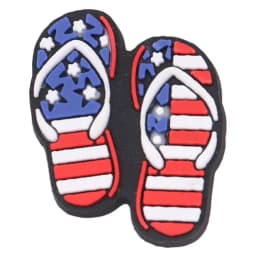 1pcs America USA Statue of Liberty Star Heart Hat Soccer PVC Shoe Charms Wristband Decoration Buckle Accessories Adult Gift