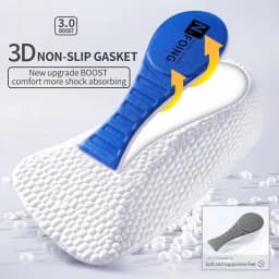 Height Increase Insoles for Shoes Men Women Orthopedic Insoles Sport Arch Support Heel Lift Shoe Pad Taller Memory Foam Template