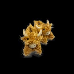 Highland Cow Plush Slippers Winter Fashion Colourful Fluffy Cattle Shoes Soft Warm Indoor Cartoon Furry Slides for Women Men