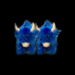 Highland Cow Plush Slippers Winter Fashion Colourful Fluffy Cattle Shoes Soft Warm Indoor Cartoon Furry Slides for Women Men