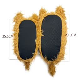 Highland Cow Plush Slippers Winter Fashion Colourful Fluffy Cattle Shoes Soft Warm Indoor Cartoon Furry Slides for Women Men