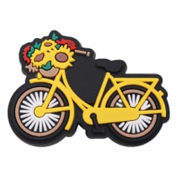 Good Quality 1-17pcs PVC Shoe Charms Sunflower Flowers Sunset Bicycle PVC Accessories Sandals Ornaments For Children DIY Present