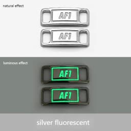 Luminous Shoelaces Buckle Glowing Metal Lock for Shoelace DIY Lace Shoe Footwear Decoration Sneaker Decorations Accessories