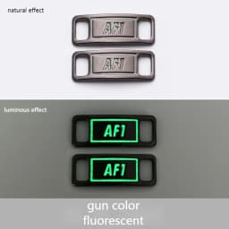 Luminous Shoelaces Buckle Glowing Metal Lock for Shoelace DIY Lace Shoe Footwear Decoration Sneaker Decorations Accessories