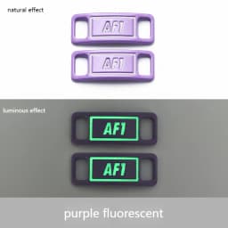 Luminous Shoelaces Buckle Glowing Metal Lock for Shoelace DIY Lace Shoe Footwear Decoration Sneaker Decorations Accessories