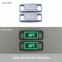 Luminous Shoelaces Buckle Glowing Metal Lock for Shoelace DIY Lace Shoe Footwear Decoration Sneaker Decorations Accessories