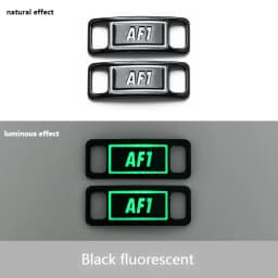 Luminous Shoelaces Buckle Glowing Metal Lock for Shoelace DIY Lace Shoe Footwear Decoration Sneaker Decorations Accessories