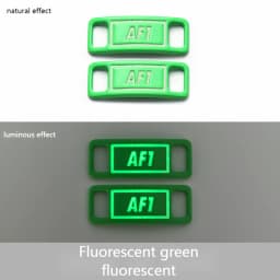 Luminous Shoelaces Buckle Glowing Metal Lock for Shoelace DIY Lace Shoe Footwear Decoration Sneaker Decorations Accessories