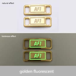 Luminous Shoelaces Buckle Glowing Metal Lock for Shoelace DIY Lace Shoe Footwear Decoration Sneaker Decorations Accessories