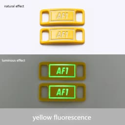 Luminous Shoelaces Buckle Glowing Metal Lock for Shoelace DIY Lace Shoe Footwear Decoration Sneaker Decorations Accessories