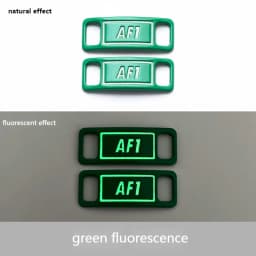 Luminous Shoelaces Buckle Glowing Metal Lock for Shoelace DIY Lace Shoe Footwear Decoration Sneaker Decorations Accessories