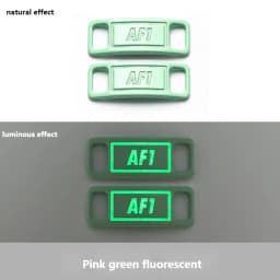 Luminous Shoelaces Buckle Glowing Metal Lock for Shoelace DIY Lace Shoe Footwear Decoration Sneaker Decorations Accessories