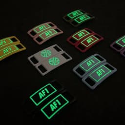 Luminous Shoelaces Buckle Glowing Metal Lock for Shoelace DIY Lace Shoe Footwear Decoration Sneaker Decorations Accessories