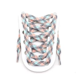 Flat Shoelaces for Sneakers Rainbow Shoelace Colorful Striped Shoe Laces for Woman Man Width 1CM Length 100/120/140/160CM 1 Pair