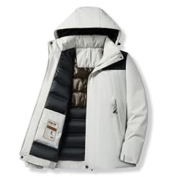 Custom winter Camping Overcoat team Travel batch customized jacket DIY outdoor Waterproof warm coat Man Windbreaker Warm Parkas