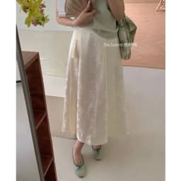 New Chinese style retro Chinese style horse skirt female summer skirt A-line silk skirt thin knit long skirt