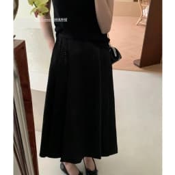 New Chinese style retro Chinese style horse skirt female summer skirt A-line silk skirt thin knit long skirt